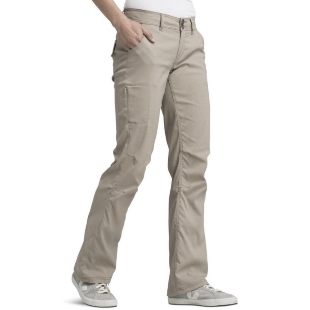 Prana Women's Beige Boot-Cut Utility Pants